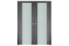 Nova Italia Vetro 1H Swiss Elm Laminate Interior Door | Buy Doors Online