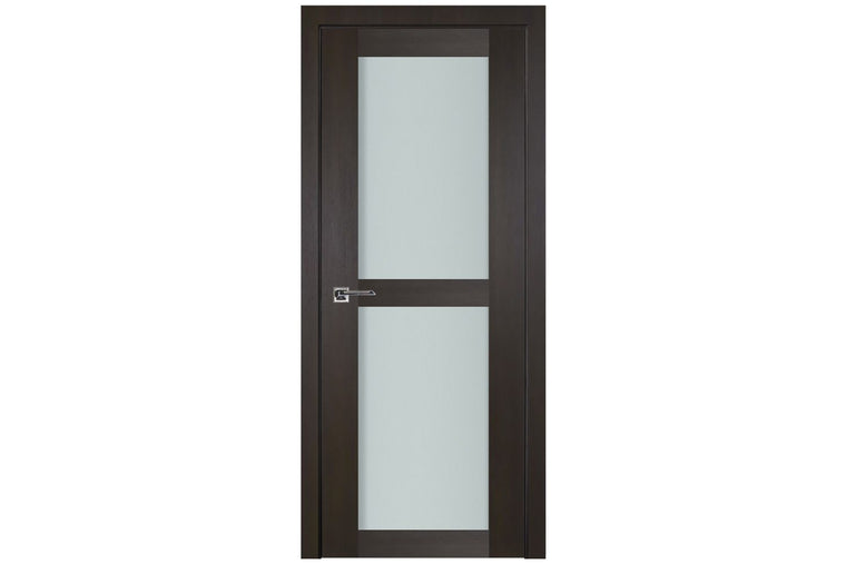Nova Italia Vetro 2 Lite Premium Wenge Laminate Interior Door