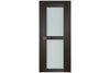 Nova Italia Vetro 2 Lite Premium Wenge Laminate Interior Door |  Buy Doors Online