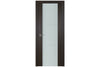 Nova Italia Vetro 2H Premium Wenge Laminate Interior Door | Buy Doors Online