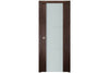 Nova Italia Vetro 2H Prestige Brown Laminate Interior Door | Buy Doors Online