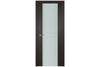 Nova Italia Vetro 2HC Premium Wenge Laminate Interior Door | Buy Doors Online