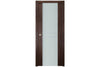 Nova Italia Vetro 2HC Prestige Brown Laminate Interior Door | Buy Doors Online