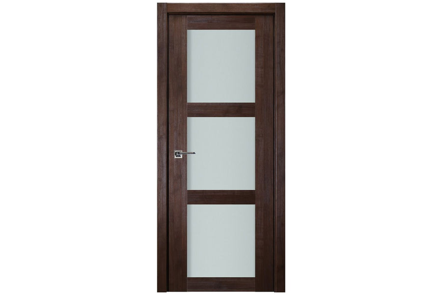 Nova Italia Vetro 3 Lite Prestige Brown Laminate Interior Door