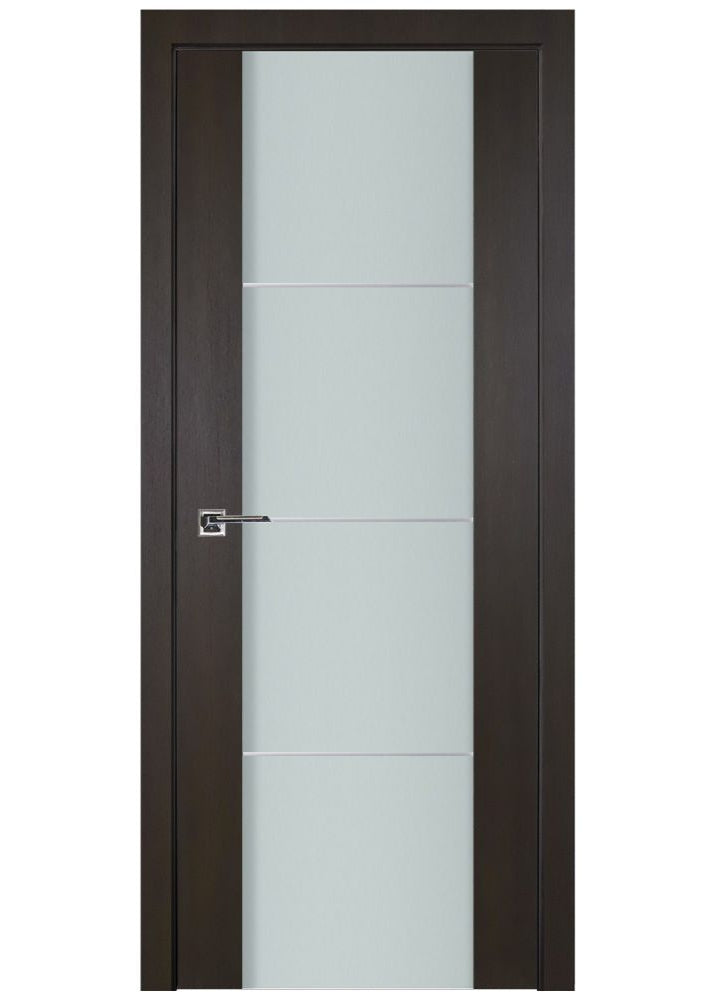 Nova Italia Vetro 3H Premium Wenge Laminate Interior Door