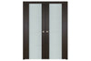 Nova Italia Vetro 3H Premium Wenge Laminate Interior Door | Buy Doors Online