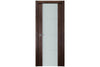 Nova Italia Vetro 3H Prestige Brown Laminate Interior Door | Buy Doors Online