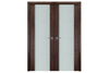 Nova Italia Vetro 3H Prestige Brown Laminate Interior Door | Buy Doors Online