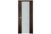 Nova Italia Vetro 3H Prestige Brown Laminate Interior Door | Buy Doors Online