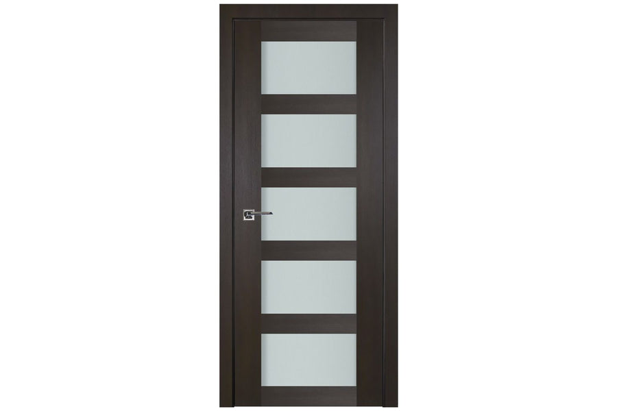 Nova Italia Vetro 5 Lite Premium Wenge Laminate Interior Door