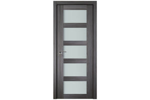 Nova Italia Vetro 5 Lite Swiss Elm Laminate Interior Door | Buy Doors Online