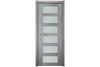 Nova Italia Vetro 6 Lite Light Grey Laminate Interior Door | Buy Doors Online