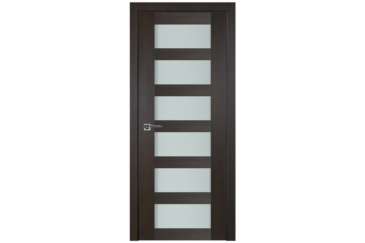 Nova Italia Vetro 6 Lite Premium Wenge Laminate Interior Door