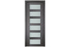 Nova Italia Vetro 6 Lite Swiss Elm Laminate Interior Door | Buy Doors Online