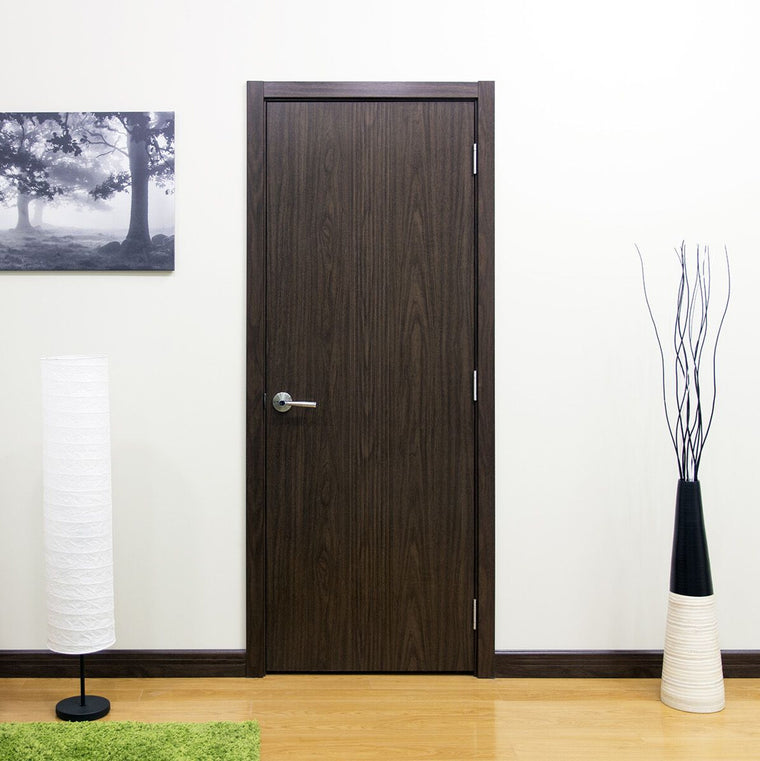 Nova M34 Black Walnut Laminated Modern Interior Door