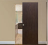 Nova M34 Black Walnut Laminated Modern Interior Door | Magic Door | Buy Doors Online