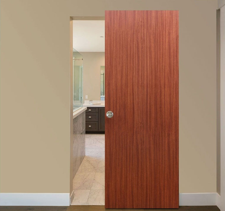 Nova M34 Sapele Laminated Modern Interior Door | Magic Door