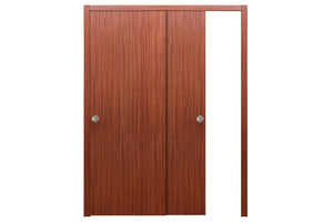 Nova M34 Sapele Laminated Modern Interior Door | ByPass Door | Buy Doors Online