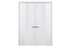 Nova M34 Soft White Laminated Modern Interior Door | Buy Doors Online