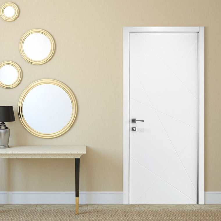 Nova HM419 Pure White Laminated Modern Interior Door