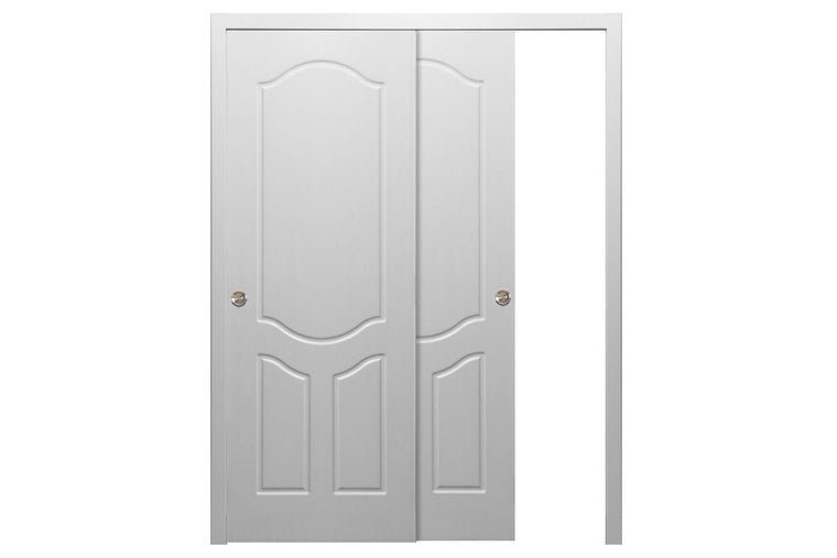 Nova M42 White Ash Laminated Traditional Interior Door | ByPass Door