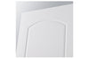 Nova Ovalo Soft White Laminated Traditional interior Door | Magic Door | Buy Doors Online