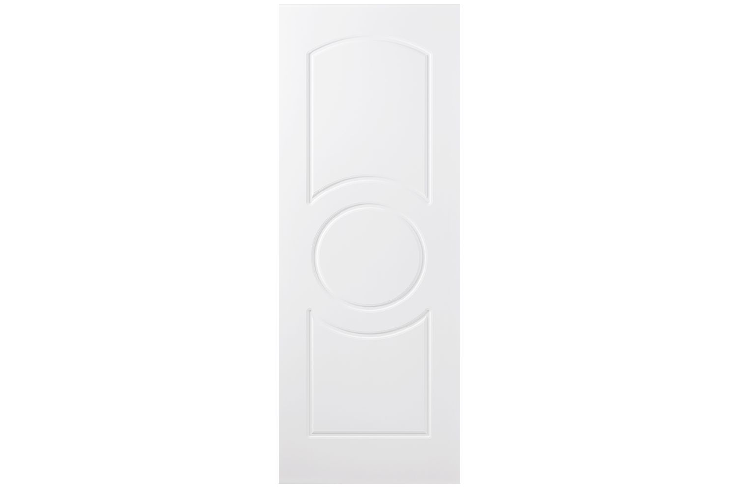 Nova Ovalo Soft White Laminated Traditional