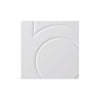 Nova Ovalo Soft White Laminated Traditional interior Door | Buy Doors Online