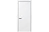 Nova Slant Soft White Laminated Traditional interior Door | Buy Doors Online