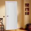 Nova Stile 001 Soft White Laminated Modern Interior Door | Buy Doors Online