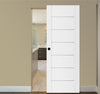 Nova Stile 009 Soft White Laminated Modern Interior Door | Magic Door | Buy Doors Online