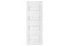 Nova Stile 017 Soft White Laminated Modern Interior Door | Buy Doors Online