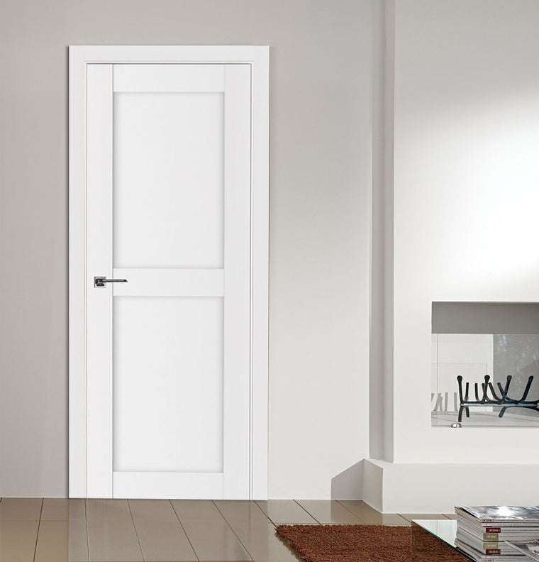 Nova Stile 020 Soft White Laminated Modern Interior Door