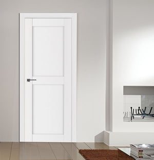 Nova Stile 020 Soft White Laminated Modern Interior Door | Buy Doors Online