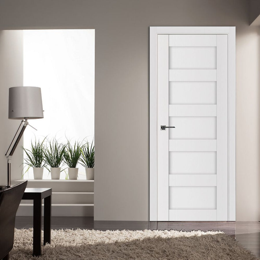 Nova Stile 022 Soft White Laminated Modern Interior Door