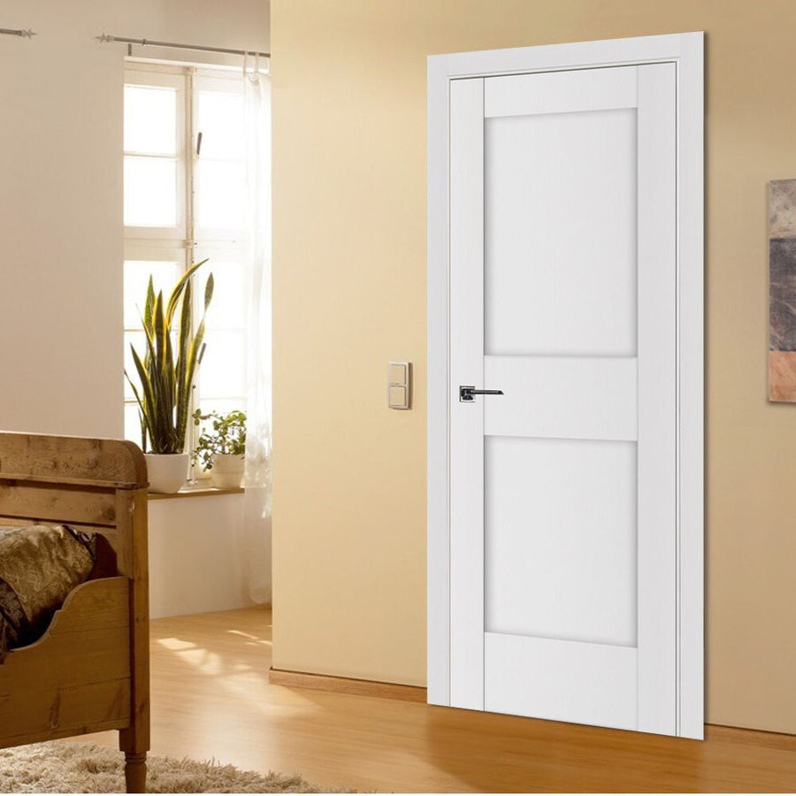 Nova Stile 023 Soft White Laminated Modern Interior Door