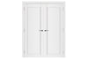 Nova Stile 054 Soft White Laminated Modern Interior Door | Buy Doors Online