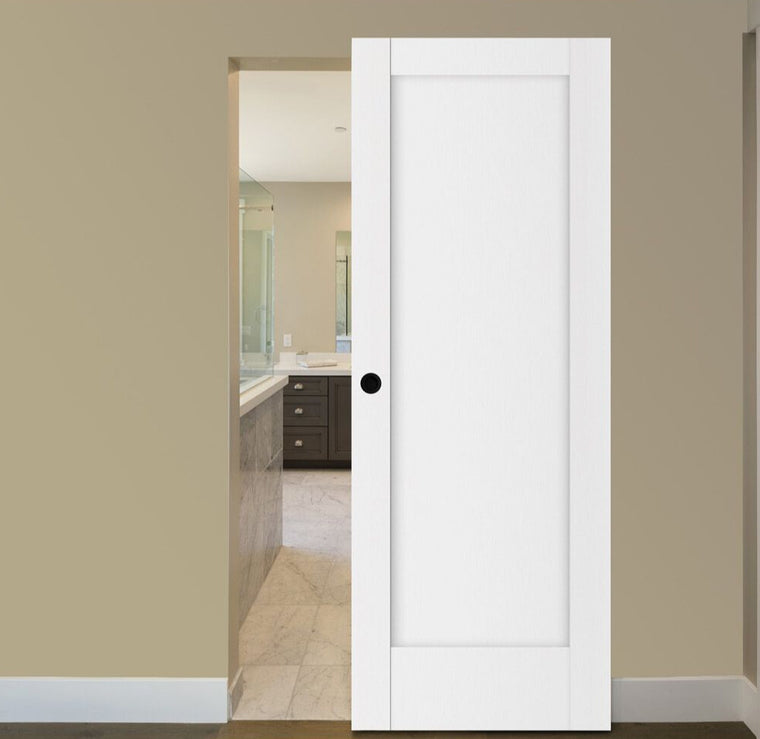 Nova Stile 059 Soft White Laminated Modern Interior Door | Magic Door