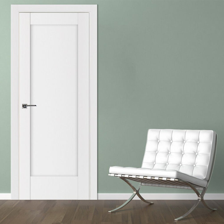 Nova Stile 059 Soft White Laminated Modern Interior Door