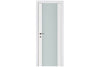 Nova Triplex 001 Soft White Laminated Modern Interior Door | Buy Doors Online