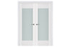 Nova Triplex 012 Soft White Laminated Modern Interior Door | Buy Doors Online