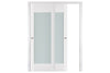 Nova Triplex 012 Soft White Laminated Modern Interior Door | ByPass Door | Buy Doors Online