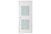 Nova Triplex 013 Soft White Laminated Modern Interior Door | Buy Doors Online