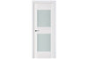 Nova Triplex 013 Soft White Laminated Modern Interior Door | Buy Doors Online