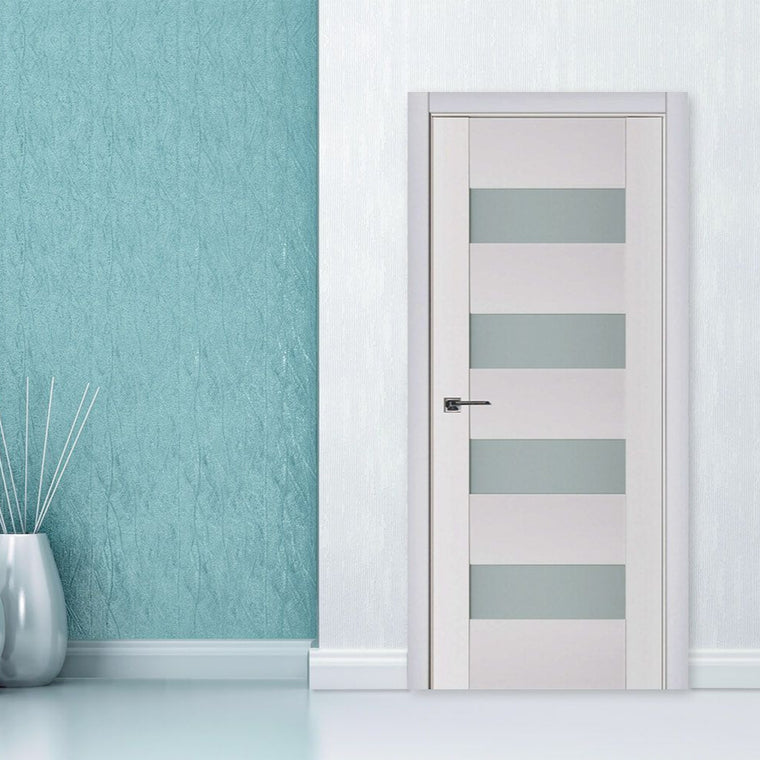 Nova Triplex 017 Soft White | Laminated Modern Interior Door