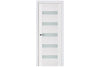 Nova Triplex 018 Soft White Laminated Modern Interior Door | Buy Doors Online