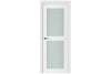 Nova Triplex 020 Soft White Laminated Modern Interior Door | Buy Doors Online