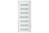 Nova Triplex 024 Soft White Laminated Modern Interior Door | Buy Doors Online