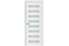 Nova Triplex 025 Soft White Laminated Modern Interior Door | Buy Doors Online