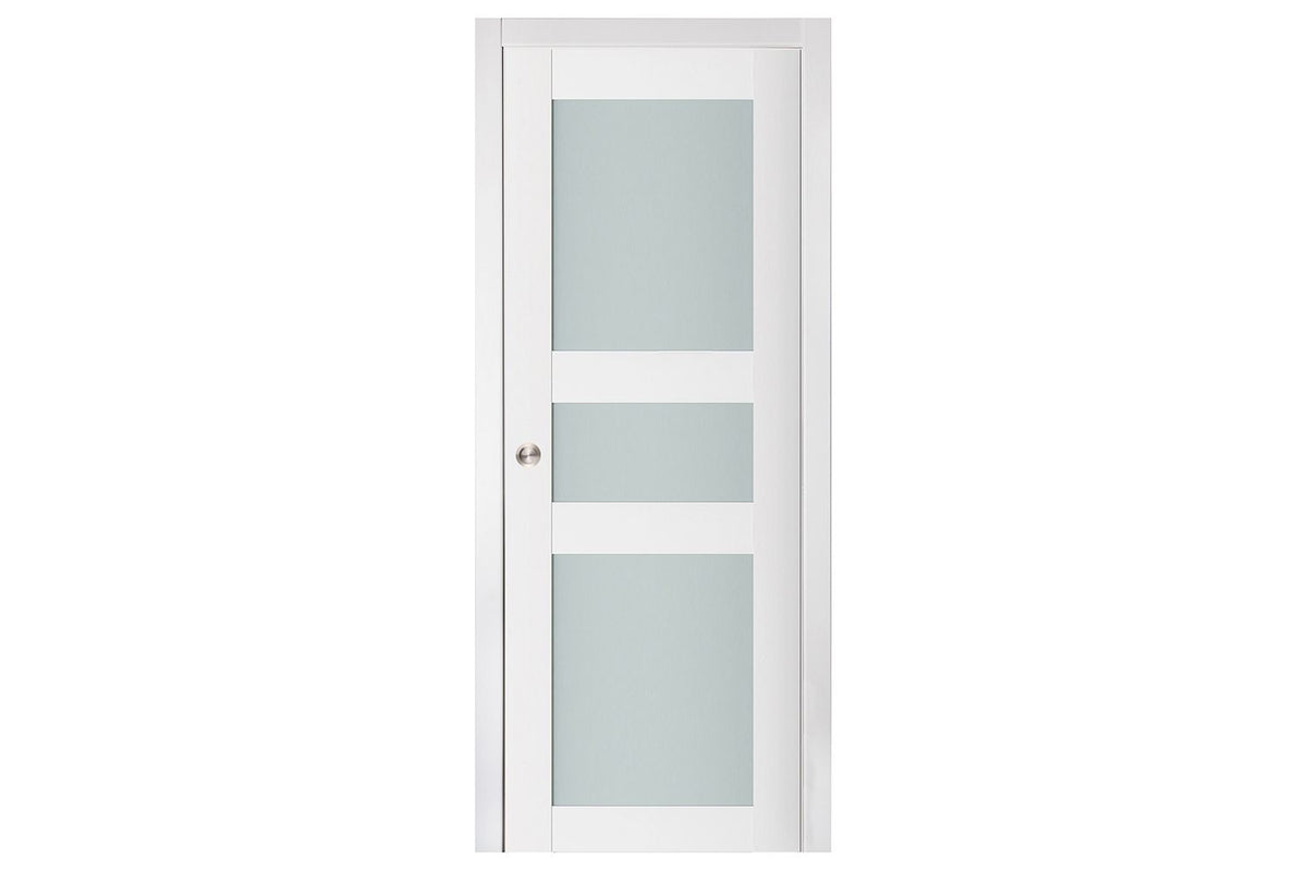 Nova Triplex 029 Soft White Laminated Modern Interior Door | Buy Doors ...